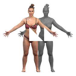 Naomi Clean A Pose Scan Underwear