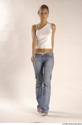 Whole Body Woman Animation references White Casual Slim