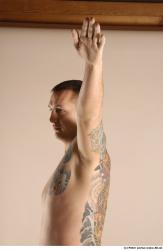 Arm Whole Body Man Tattoo Average Studio photo references