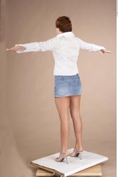 Whole Body Woman T poses Casual Shoes Average Studio photo references