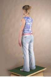 Whole Body Woman Casual Slim Studio photo references