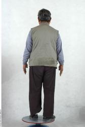 Whole Body Man Asian Casual Overweight Studio photo references