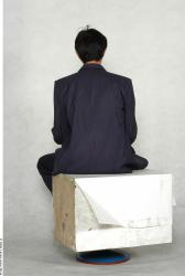 Whole Body Man Artistic poses Asian Formal Slim Studio photo references