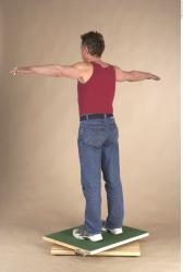 Whole Body Man T poses Casual Average Studio photo references