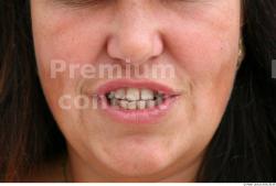 Teeth Woman White Chubby
