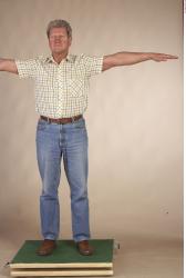 Whole Body Man T poses Casual Average Studio photo references