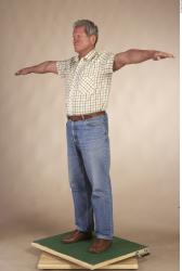 Whole Body Man T poses Casual Average Studio photo references