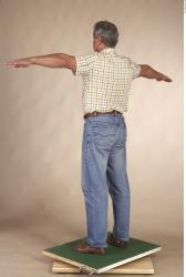 Whole Body Man T poses Casual Average Studio photo references