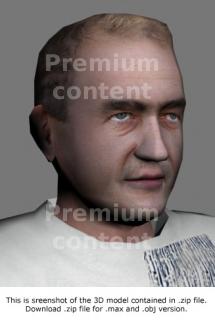 3D Model White Man