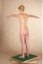 Whole Body Woman T poses Nude Slim Studio photo references
