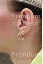 Ear Woman White Jewel Slim
