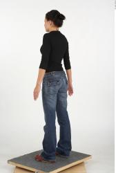 Whole Body Woman Casual Slim Studio photo references