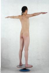 Whole Body Man T poses Asian Nude Slim Studio photo references