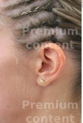 Ear Woman White Jewel Slim
