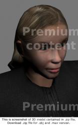 3D Model White Woman