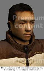 3D Model Asian Man