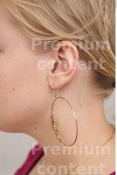 Ear Woman White Casual Slim