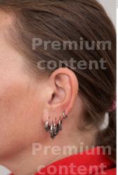 Ear Woman White Casual Slim