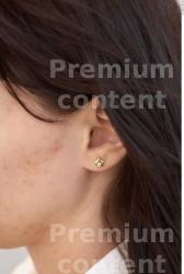 Ear Woman White Casual Slim