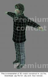 3D Model White Man