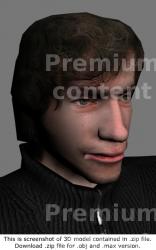 3D Model White Man