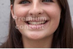 Whole Body Teeth Woman Casual Slim Street photo references