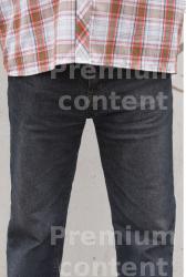 Thigh Man White Casual Average