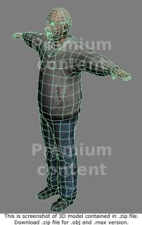 3D Model White Woman