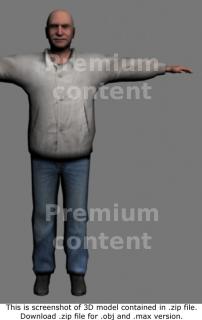 3D Model White Woman