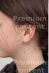 Ear Woman White Casual Slim