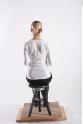 Whole Body Woman Artistic poses White Casual Slim