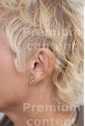 Ear Woman White Casual Chubby