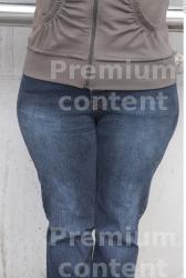 Thigh Woman White Casual Chubby