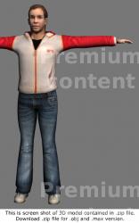 3D Model White Woman