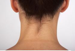 Neck Whole Body Woman Athletic Studio photo references