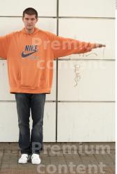 Whole Body Man T poses White Casual Athletic