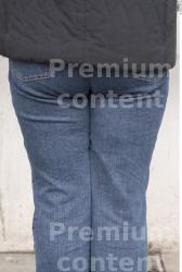 Thigh Woman White Casual Jeans Chubby