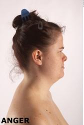 Face Emotions Woman White Overweight