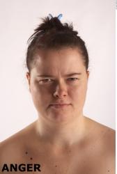 Face Emotions Woman White Overweight