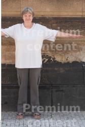 Whole Body Woman T poses White Casual Average