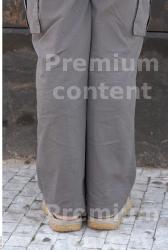 Calf Woman White Casual Trousers Average