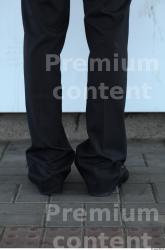 Calf Man Casual Trousers Average Street photo references