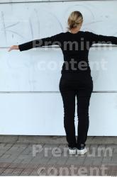 Whole Body Woman T poses Casual Average Street photo references