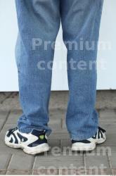 Calf Man Casual Jeans Average Street photo references