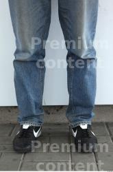 Calf Man Casual Jeans Average Street photo references