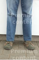 Calf Man Casual Jeans Average Street photo references