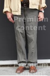 Leg Man White Casual Trousers Average