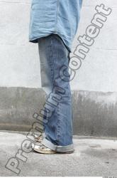 Leg Head Man Woman Casual Jeans Average Bearded Street photo references