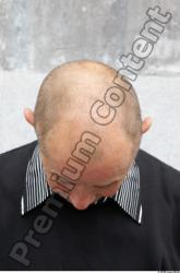 Head Man Casual Average Bearded Bald Street photo references