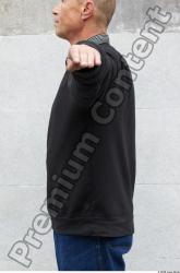 Upper Body Head Man Casual Pullower Average Bearded Street photo references